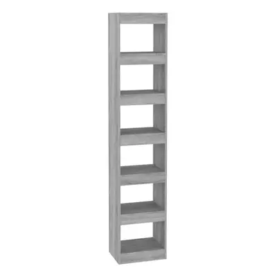 (grey sonoma) vidaXL Book Cabinet/Room Divider Rack Home Organiser Book Shelf Multi Colours