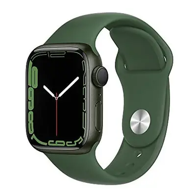 Apple Watch Series (GPS, 41mm) - Green Aluminium Case with Clover Sport Band (Renewed)