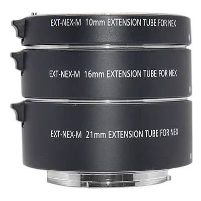 10mm 16mm 21mm E-Mount Metal Auto Focus Macro Extension Tube Ring for Sony A7 A7II A7III A7SII A