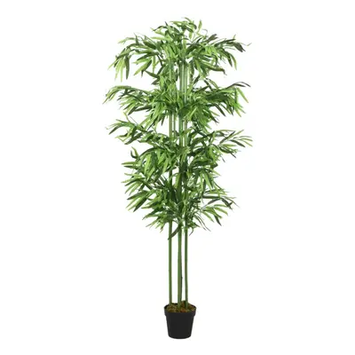 (round, cm) vidaXL Artificial Bamboo Tree Fake Plant Artificial Plant Leaves Green