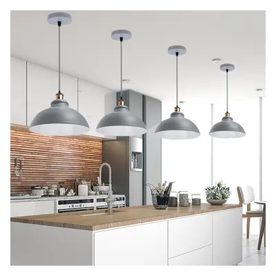 Metal Pendant Lampshade Ceiling Light Shade Modern Industrial Kitchen Bar Table Chandelier