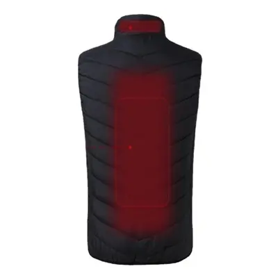 (M) Electric USB Three-speed Thermostat Vest Warm Fleece Fabric + Polyester Camouflage Outdoor S