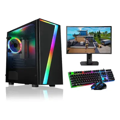 FCS Fast Gaming Intel Quad Core i5 16GB RAM 1TB HDD & 128GB SSD PC Bundle