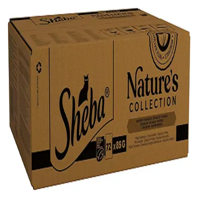 Sheba Natures Collection Cat Pouches Mixed In Gravy 72x 85g Best Before MAY