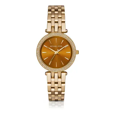 NEW Michael Kors MK3408 Yellow Gold Brown Darci Women's Watch UK Seller warranty