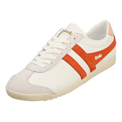 (7) Gola Bullet Pure Womens Fashion Trainers in White Saffron