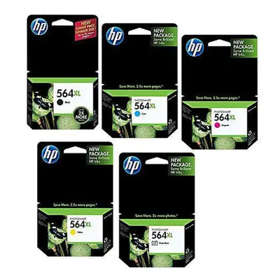 GENUINE Original HP Photosmart 564XL Ink Cartridge Toner Value Pack