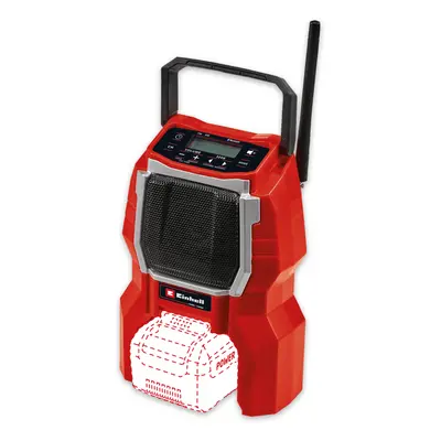 Einhell Cordless Site Radio Speaker 18V Bluetooth TC-SR Li BT Audio BODY ONLY