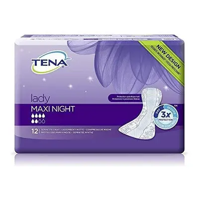 Tena Lady Maxi Night - Highly Absorbent Insert - Odour-Neutralising - For Moderate Bladder Weakn