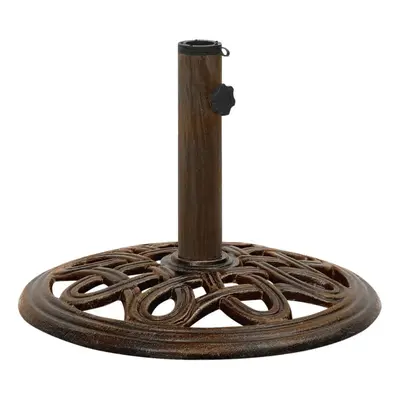 (bronze, ? x cm) vidaXL Umbrella Base Outdoor Parasol Stand Garden Umbrella Holder Cast Iron