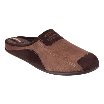 (7 UK, Brown) Cotswold Mens Westwell Slip On Mule Slippers