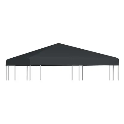 vidaXL Gazebo Top Cover 310g/mÂ² 3x3m Grey Garden Roof Replacement Tent Canopy