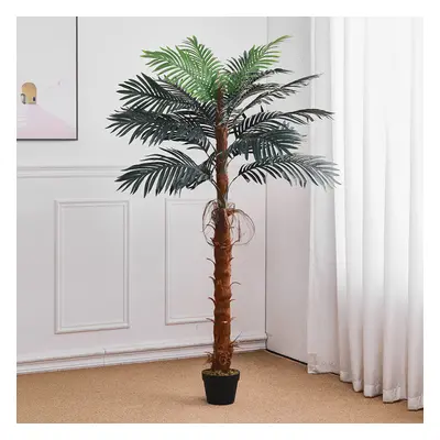 (150cm) Simulated Plant Indoor Outdoor Palm Tree Decor with Pot