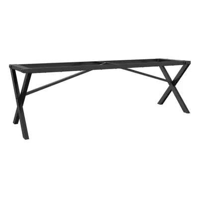 vidaXL Coffee Table Legs X-Frame Desk Legs Metal Furniture Legs Cast Iron