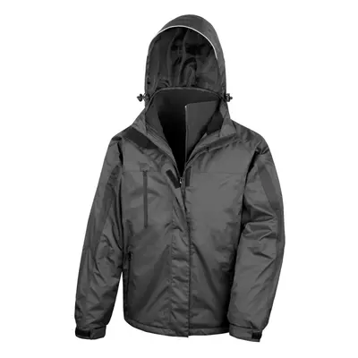 (L, Black) Result Mens in Travel Jacket