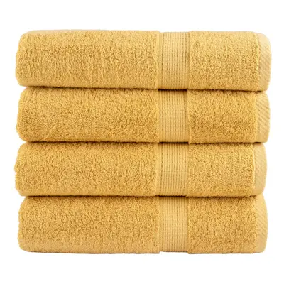 (gold, x cm/ pcs) vidaXL Premium Sauna Towels Guest Bath Towel pcs Grey 600gsm 100% Cotton