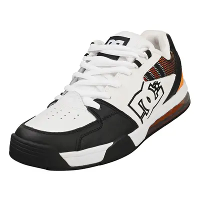 DC Shoes Versatile Mens Skate Trainers in White Black Orange - UK