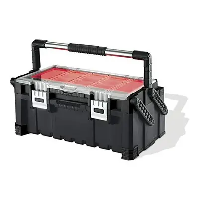 Keter Tool Box Including Assorted Master Pro Series Cantilever Tool Box Inches Plastic Red