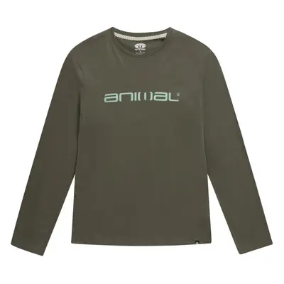 Animal Mens Classico Logo Organic Long-Sleeved T-Shirt