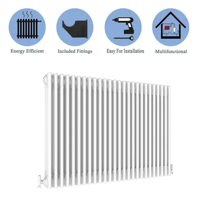 (White, 600*1460mm) Cast Iron Style Radiators