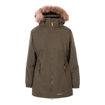 (14, Dark Vine) Trespass Womens Parka Jacket Waterproof Celebrity