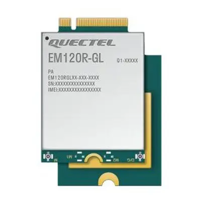 Quectel EM120R-GL - Wireless cellular modem - 4G LTE Advanced - M.2 Card - Mbps - for (WWAN-read