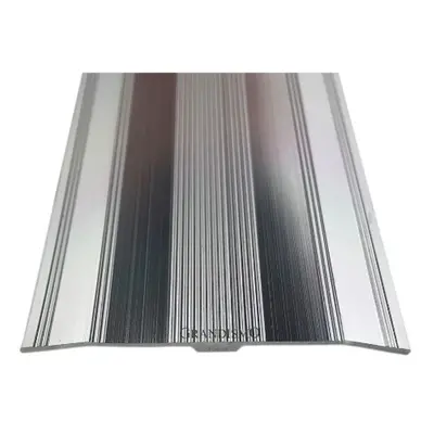 (Silver, 9ft) Wide Carpet Metal Cover Trim Door Bar Transition Threshold Strip