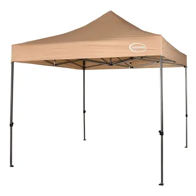 (Beige) MAXIMUSÂ® Heavy Duty Gazebo 3m x 3m Gazebo Market Stall Pop Up Tent Without Side panels