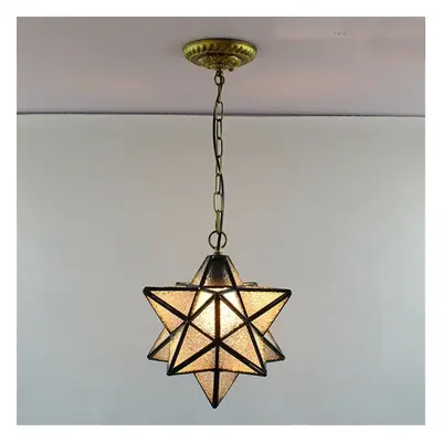 (Crystal) Star Glass Pendant Light Chandelier Light Modern Ceiling Lamp Fixture Decor