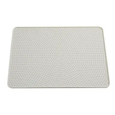 (Grey) Pet Mat Cat Sand Mat Soft Silica Gel Mat Cat Pad Cat Toilet Control Panel Pet Supplies