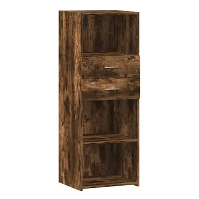 (smoked oak) vidaXL Highboard Sideboard Cabinet Storage Cupboard Brown Oak Engineered Wood