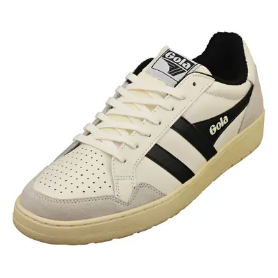 (8) Gola Eagle Mens Casual Trainers in Off White Black