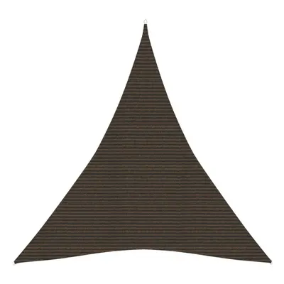 vidaXL Sunshade Sail g/mÂ² Brown 5x6x6 m HDPE Sunscreen Patio Shade Canopy