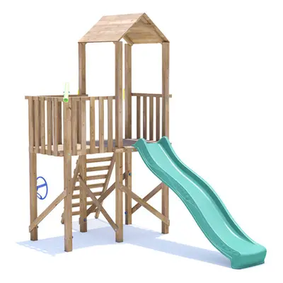 BalconyFort Climbing Frame with HIGH Platform & Slide