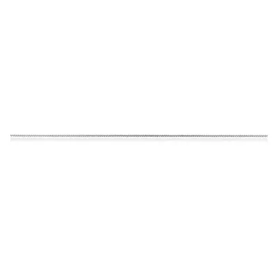 (16) Jewelco London 9ct White Gold - Tightly-linked Classic Curb Pendant Chain Necklace - 0.9mm 