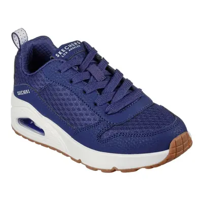 (3 UK, Navy) Skechers Boys Uno Powex Trainers