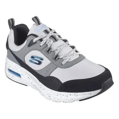 (6 UK, Grey/Multicoloured) Skechers Mens Court Yatton Suede Skech-Air Trainers