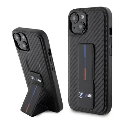 BMW Series Hard Case Grip Stand Smooth and Carbon for iphone 6.1" Black - BMHCP15SGSPCCK