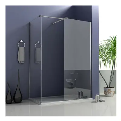 (1000mm) Walk In Shower Enclosure Wet Room Easyclean Screen Panel Cubicle