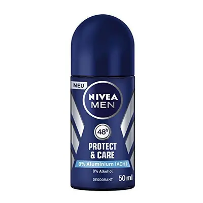 Nivea Men Protect & Care Roll-On Deodorant without Aluminium Pack of x ml