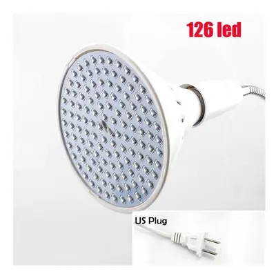 (126LED US Plug) 126 LED Plant Grow Light Bulb Desk Chip Flexible Growth Lamp for Greenhouse Flo