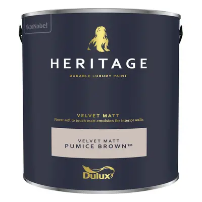 (Pumice Brown) Dulux Heritage Velvet Matt 125ml Tester Pot