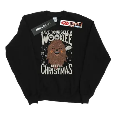 (3XL, Black) Star Wars Mens Wookiee Little Christmas Sweatshirt