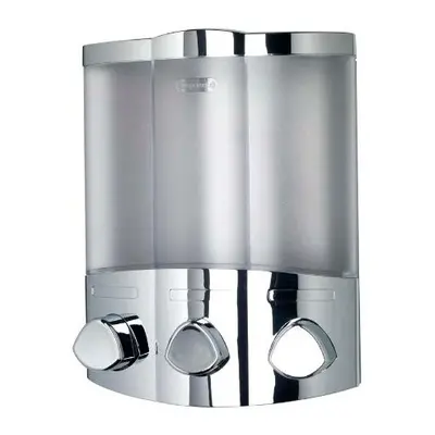 Croydex Euro Soap Dispenser Trio Chrome