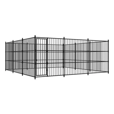 vidaXL Outdoor Dog Kennel 450x450x185cm Garden Pet House Playpen Exercise Cage