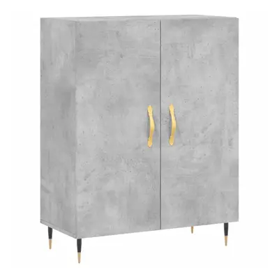 vidaXL Sideboard Storage Side Cabinet Cupboard Concrete Grey Engineered Wood