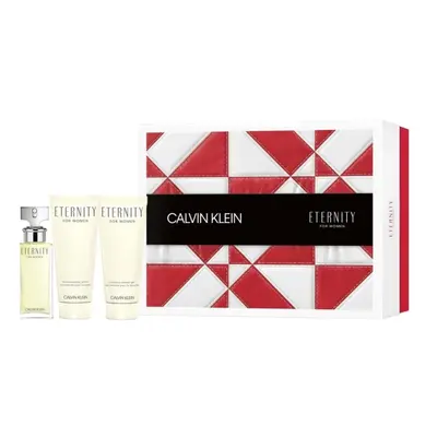 Calvin Klein Eternity Pour Femme - Gift Set With 50ml EDP Spray, 100ml Body Lotion and 100ml Bod