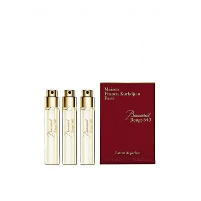 Maison Francis Kurkdjian Baccarat Rouge 3 Pcs Set: X 0.37 Oz Extrait De Parfum Refill