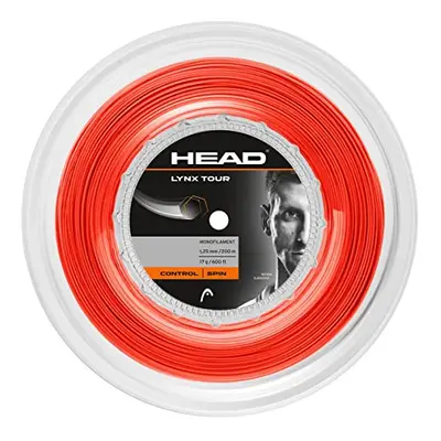 Lynx Tour 200m Reel Tennis String, Orange