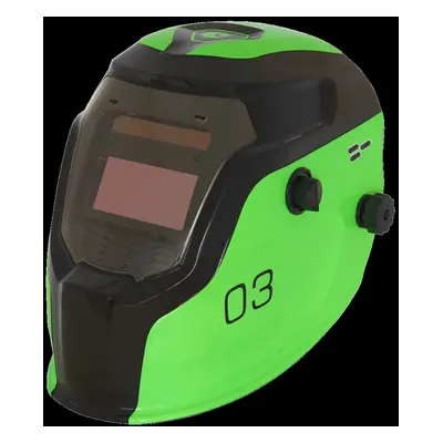 Auto Darkening Welding Helmet - Shade - Green